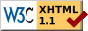 XHTML 1.1 valide